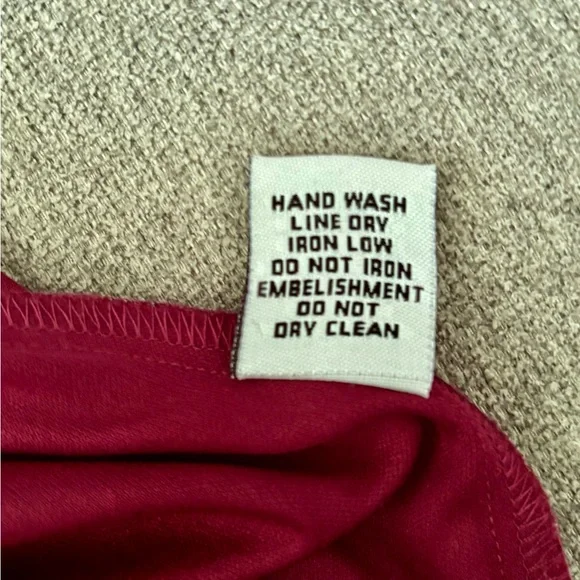 NWOT Melrose Bridal Burgundy Wine Sleeveless Empire Waist Bridesmaid Dress - Picture 11 of 12